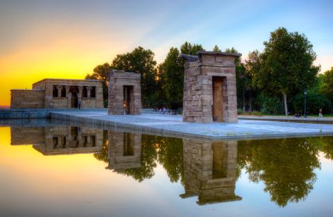 Temple of Debod in Madrid