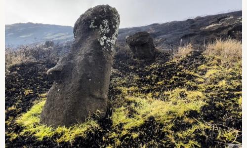 Rapa Nui Fire Damage